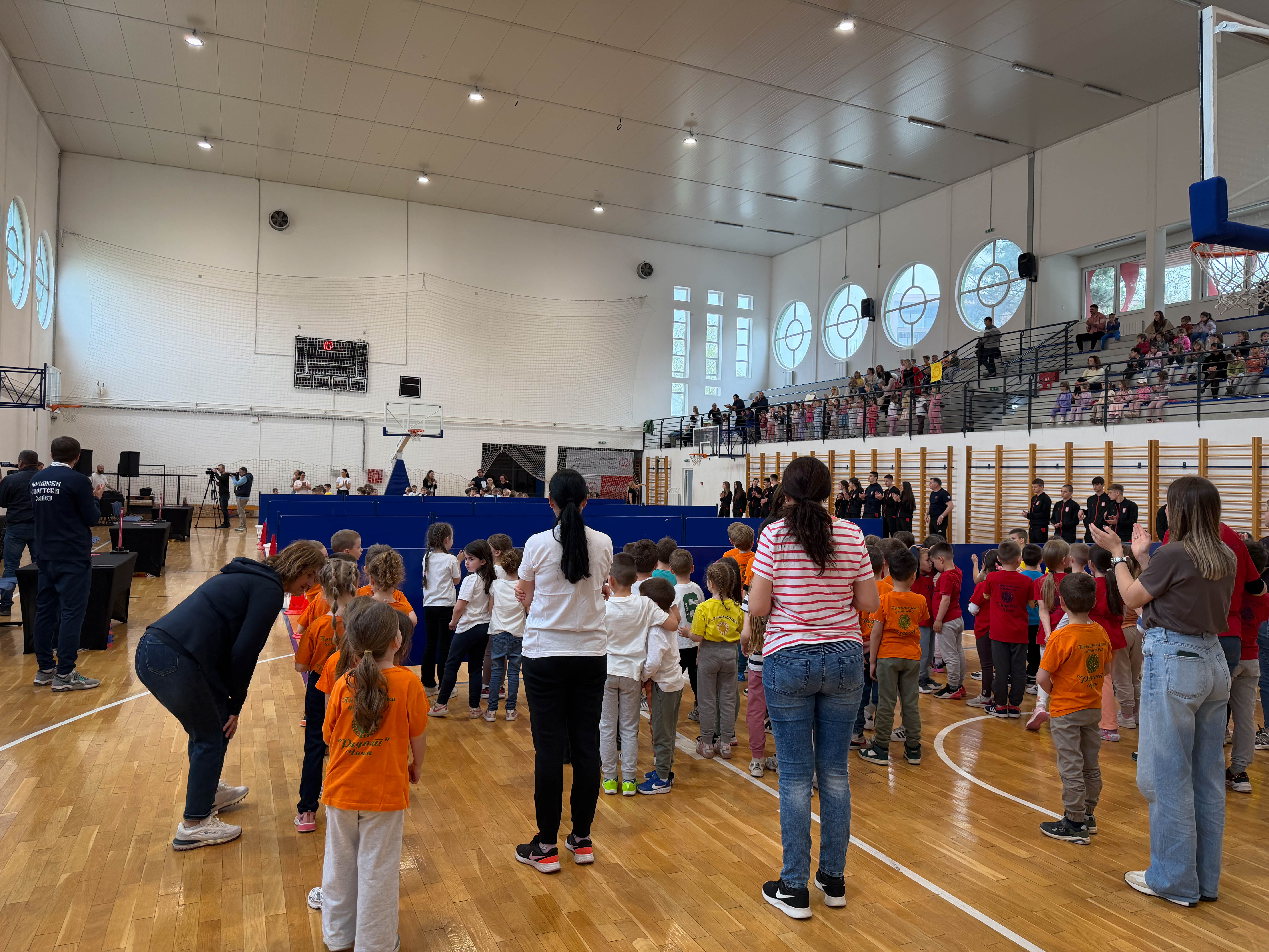 Predškolci iz Čačka kroz sport i igru napravili prve korake ka zdravom životu